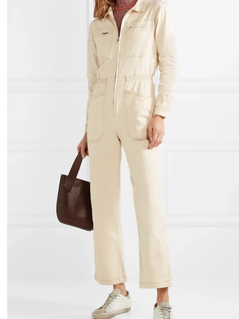 L.F. Markey Danny Cotton-Blend Drill Jumpsuit